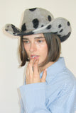 Cowboy Hat in Cow Long Hair - CLYDE