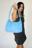 Delta Purse in Azure Suede - CLYDE