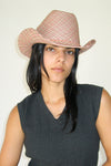 Rider Hat in Pink Plait - CLYDE