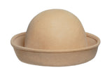 Crown Hat in Camel Wool