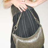 Goa Bag in Bog Green Leather - CLYDE