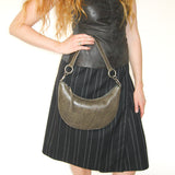 Goa Bag in Bog Green Leather - CLYDE