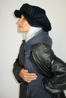 Romantix Hat in Pinstripe Wool - CLYDE