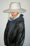 Dai Hat in Alabaster Wool - 1 left - CLYDE