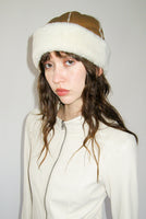 Nanaimo Hat in Brown & Cream Shearling - 1 left - CLYDE