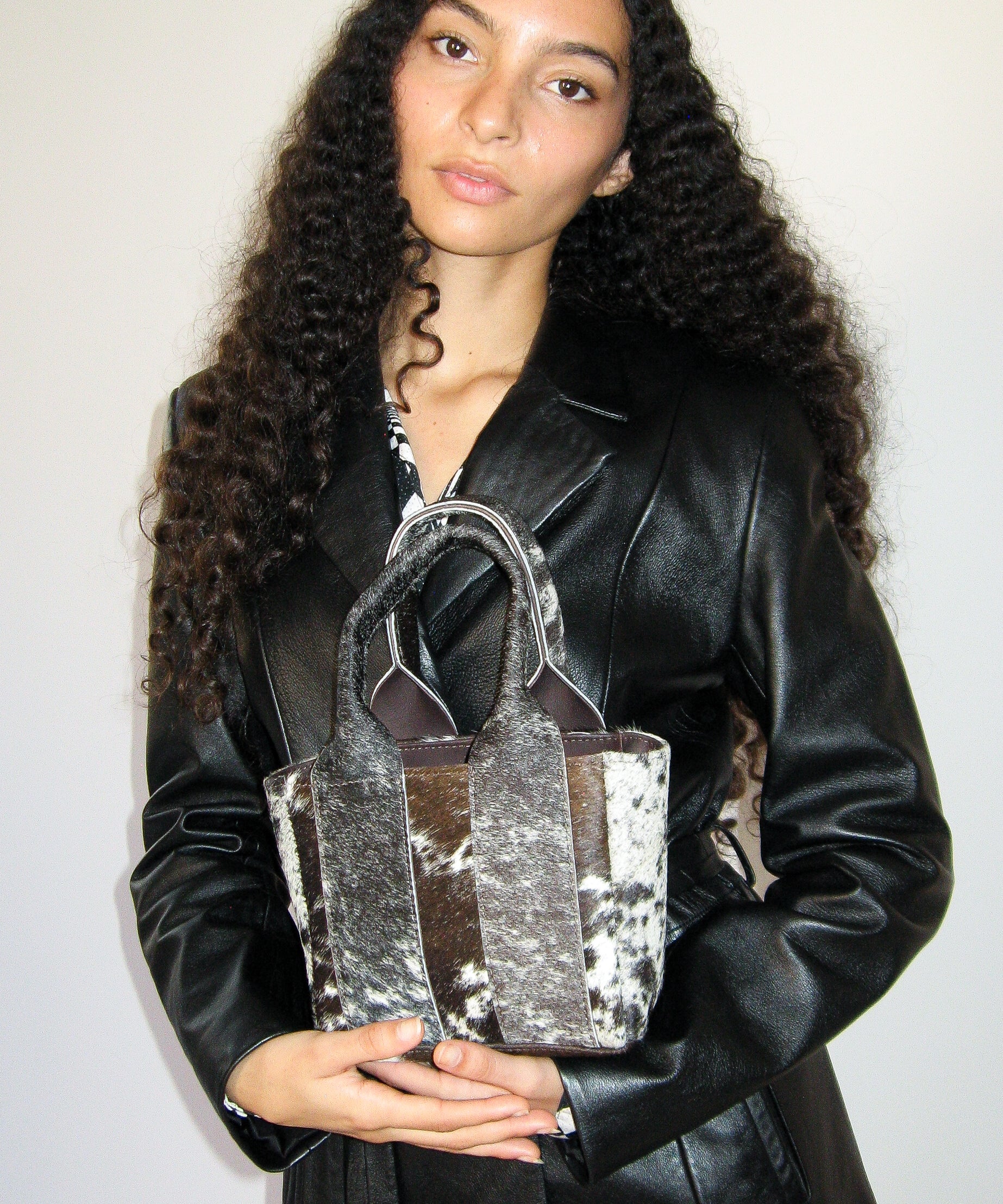 Snack Bag in Calico Haircalf - CLYDE