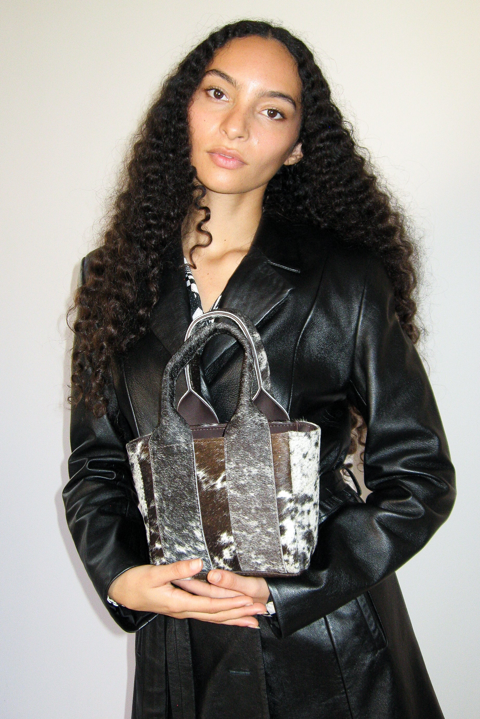 Snack Bag in Calico Haircalf - CLYDE