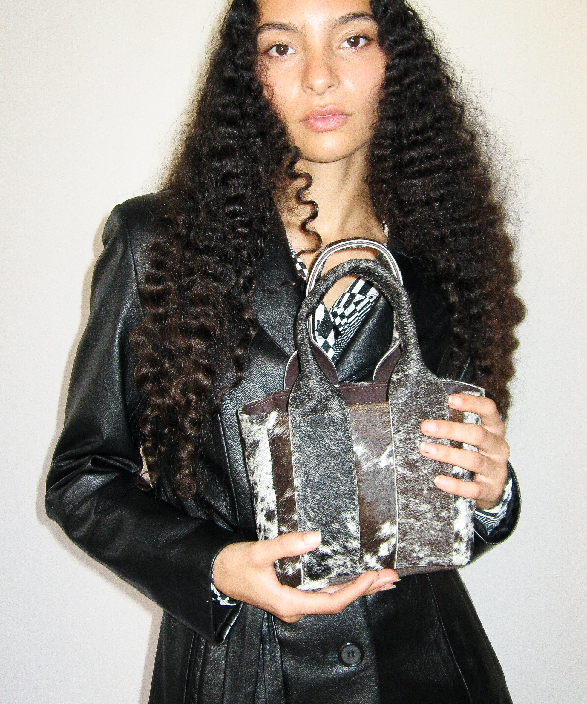 Snack Bag in Calico Haircalf - CLYDE