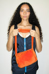 Reversible Minerva Bag in Newt Orange Shearling - 2 left - CLYDE