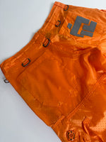 Orange Perforated Illig Shorts - CLYDE