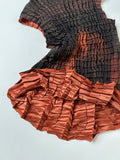 Burnt Rust Pleated Top & Skirt - CLYDE