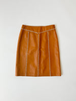 Leather Vintage Gap Skirt - CLYDE