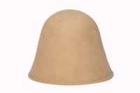 Crown Hat in Camel Wool