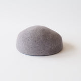 Jeanie Hat with Neck Scarves in Grey Wool