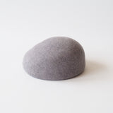 Jeanie Hat with Neck Scarves in Grey Wool