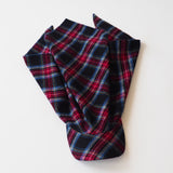 Brim Scarf in Red / Blue / Black Tartan Flannel