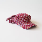 Brim Scarf in Rust / Cream / Yellow Tartan Flannel