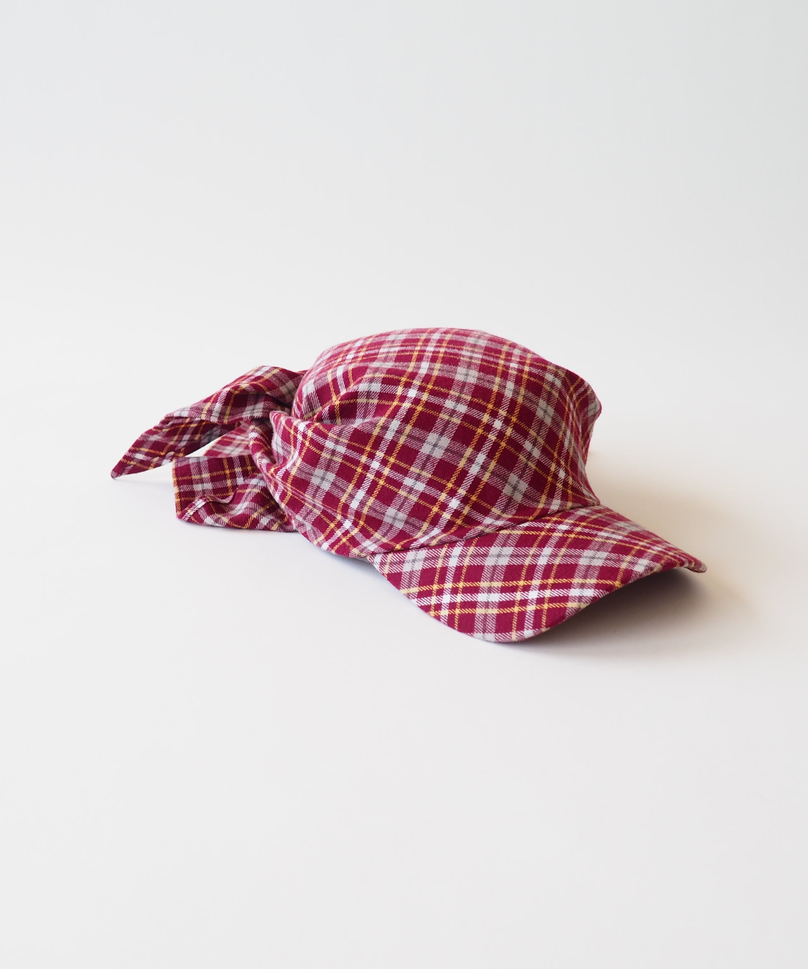 Brim Scarf in Rust / Cream / Yellow Tartan Flannel - CLYDE