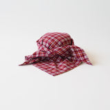 Brim Scarf in Rust / Cream / Yellow Tartan Flannel