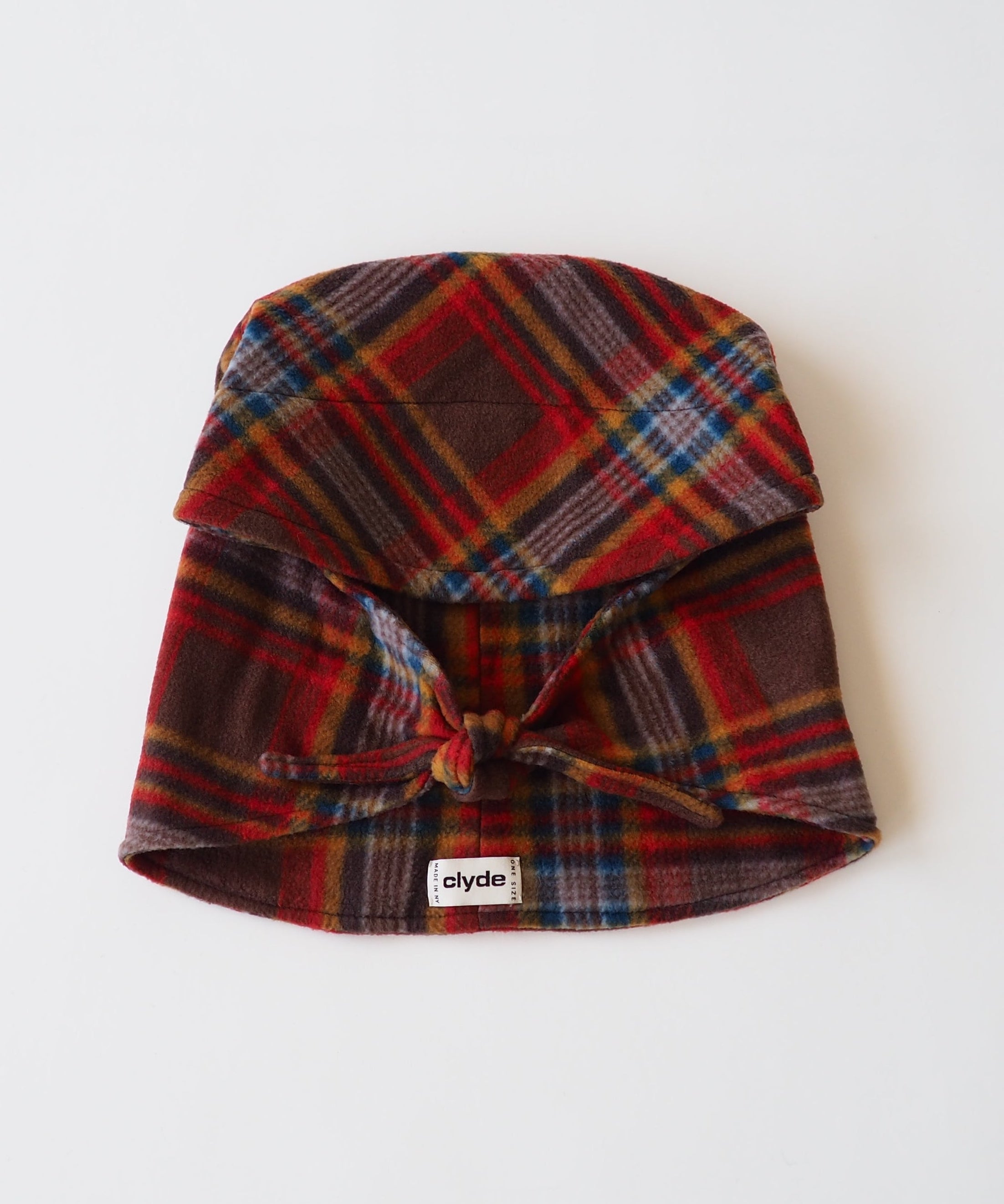 Bonnet in Wintersun Plaid Fleece - CLYDE