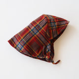 Bonnet in Wintersun Plaid Fleece