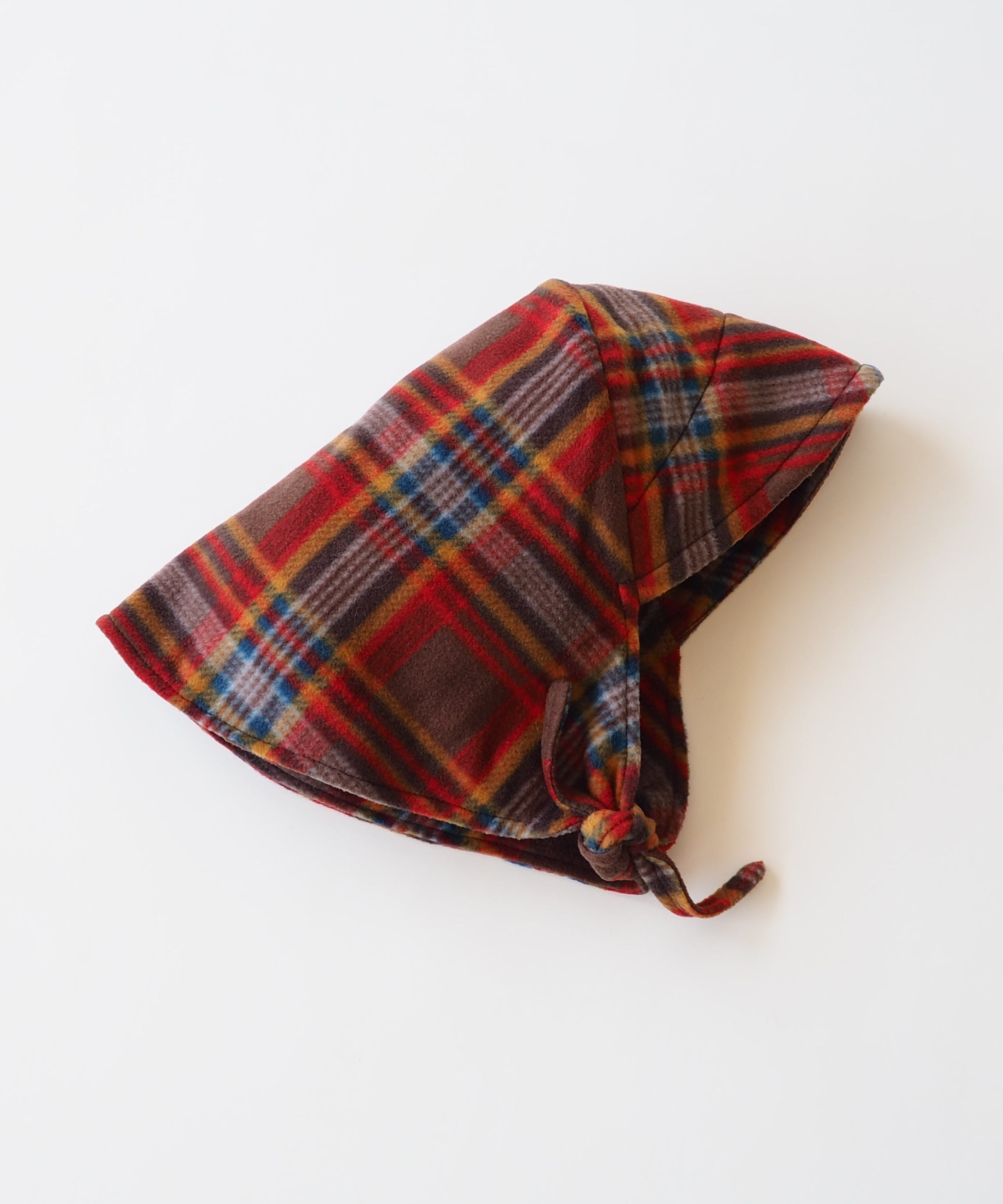 Bonnet in Wintersun Plaid Fleece - CLYDE