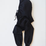 Everybody.World x CLYDE Hoodie Scarf in Black