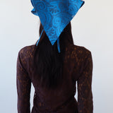 Vita Scarf in Lazer Cut Azure Lambskin - CLYDE
