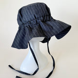 Forza Hat in Indigo Denim Pinstripe