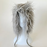 Creature Hat in Gray Faux Yak