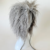 Creature Hat in Gray Faux Yak
