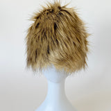 Faux Fur Toque Hat in Tan Fox - CLYDE