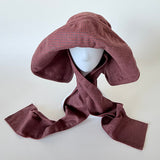 Mala Hat in Tomato Tweed Wool