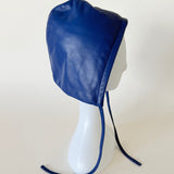 Volo Hat in Blue Lambskin