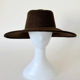 Dai Hat in Brown Melange Wool