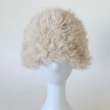 Faux Fur Toque Cream Shag