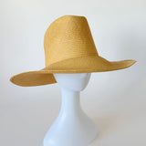 Cowboy Hat Ochre Yellow Toquilla Straw