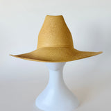 Cowboy Hat Ochre Yellow Toquilla Straw