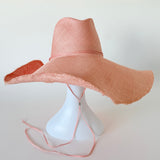 Poppy Hat in Pink Sisol Straw