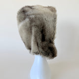 Sno Hood in Grey Faux Chinchilla - CLYDE