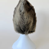 Sno Hood in Grey Faux Chinchilla - CLYDE