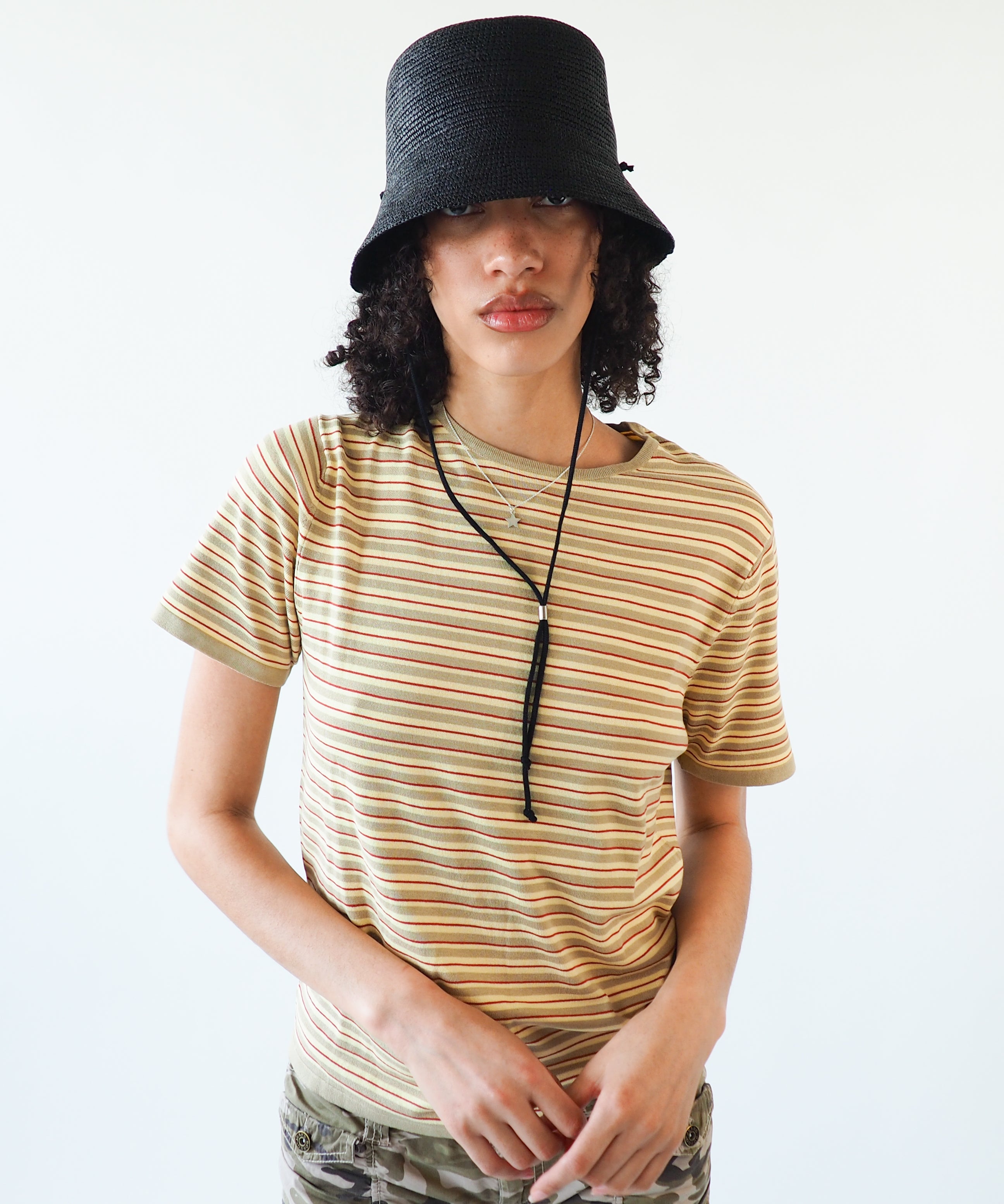Aries Hat in Black Toquilla Straw - CLYDE