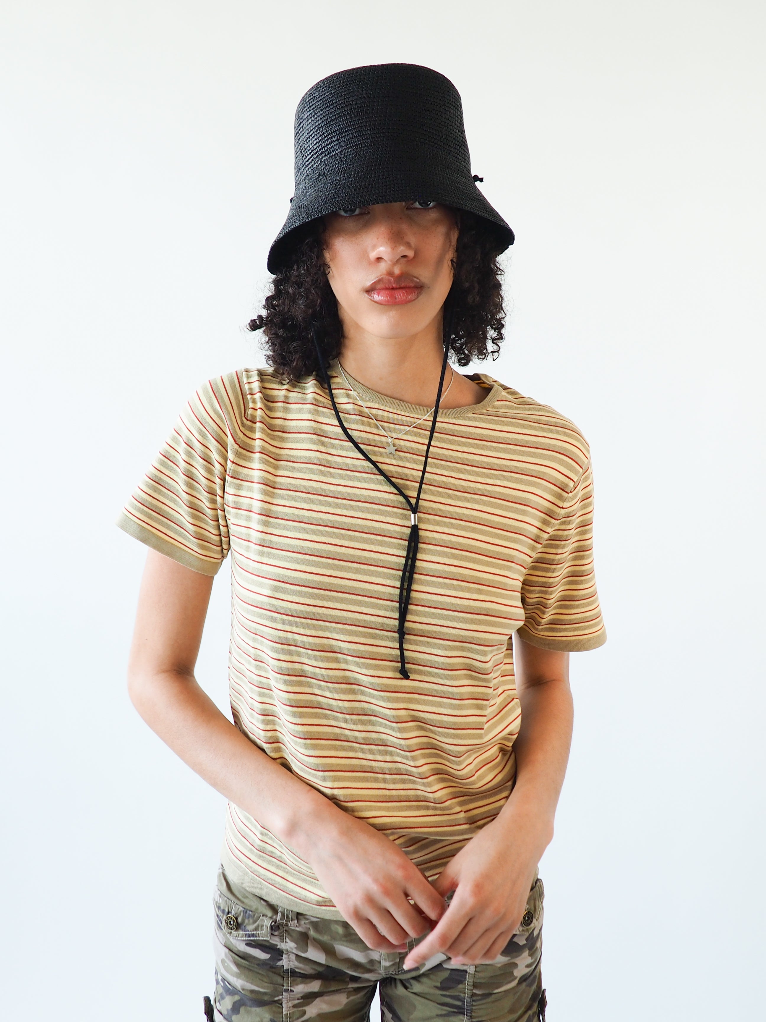 Aries Hat in Black Toquilla Straw - CLYDE
