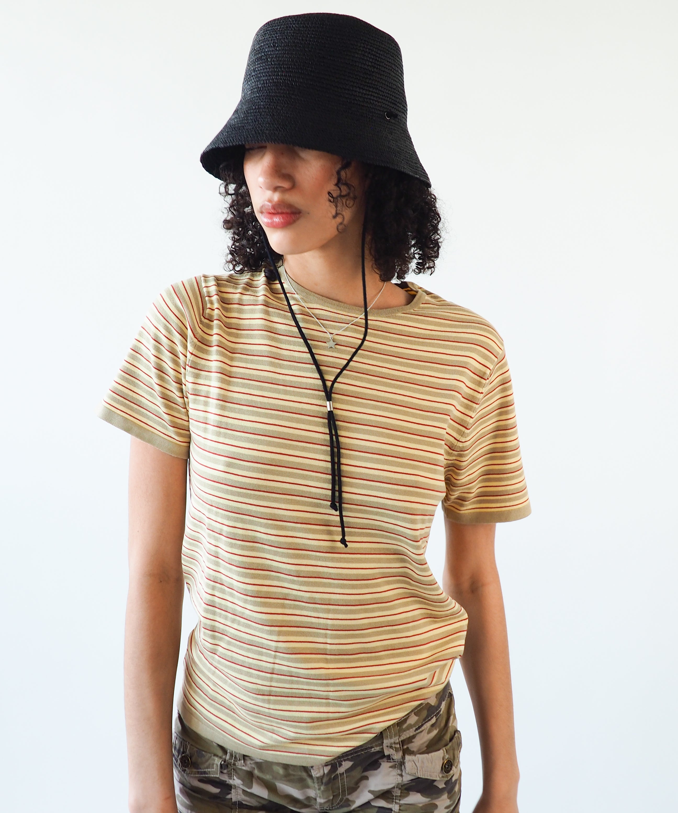 Aries Hat in Black Toquilla Straw - CLYDE