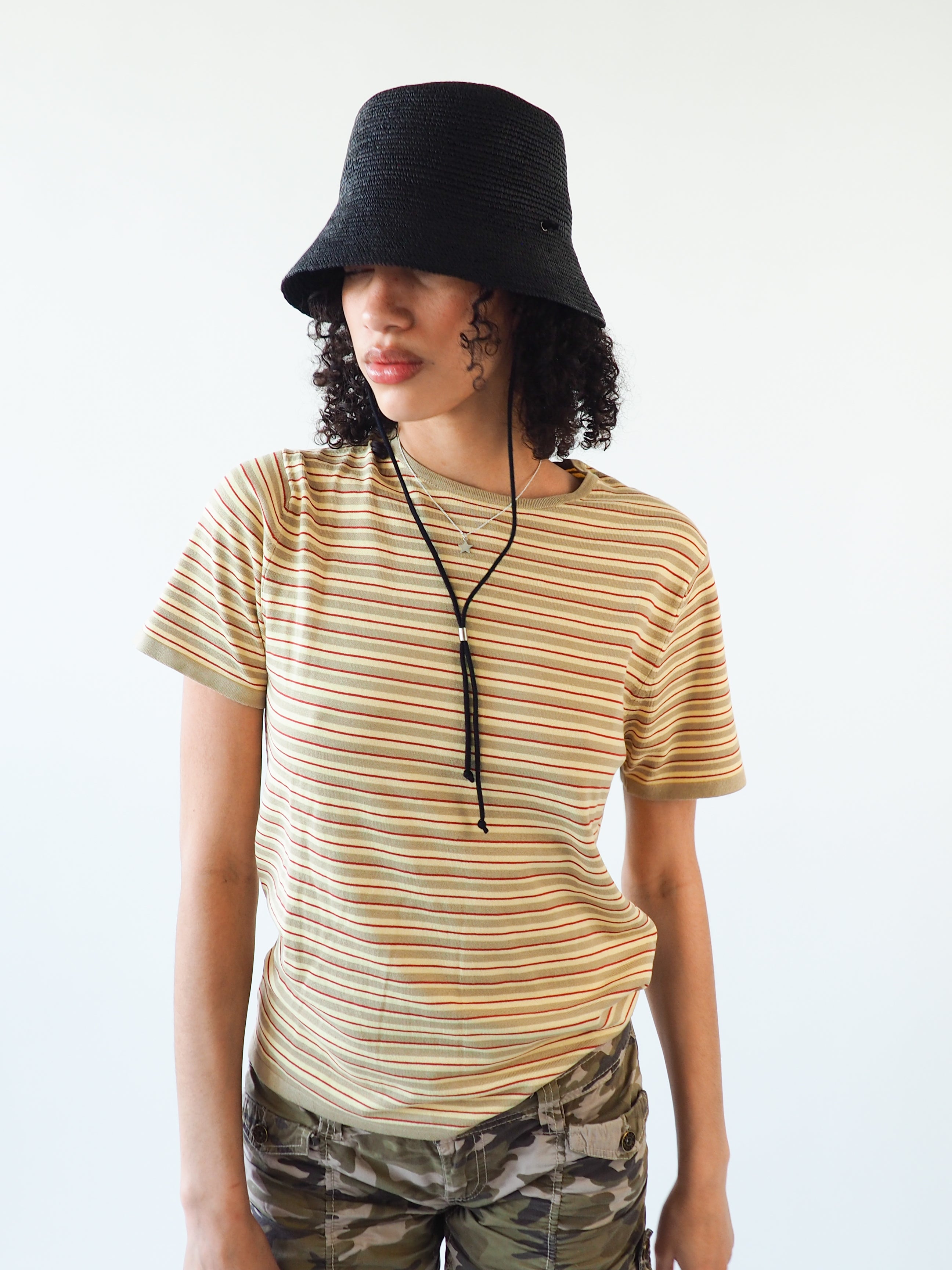 Aries Hat in Black Toquilla Straw - CLYDE