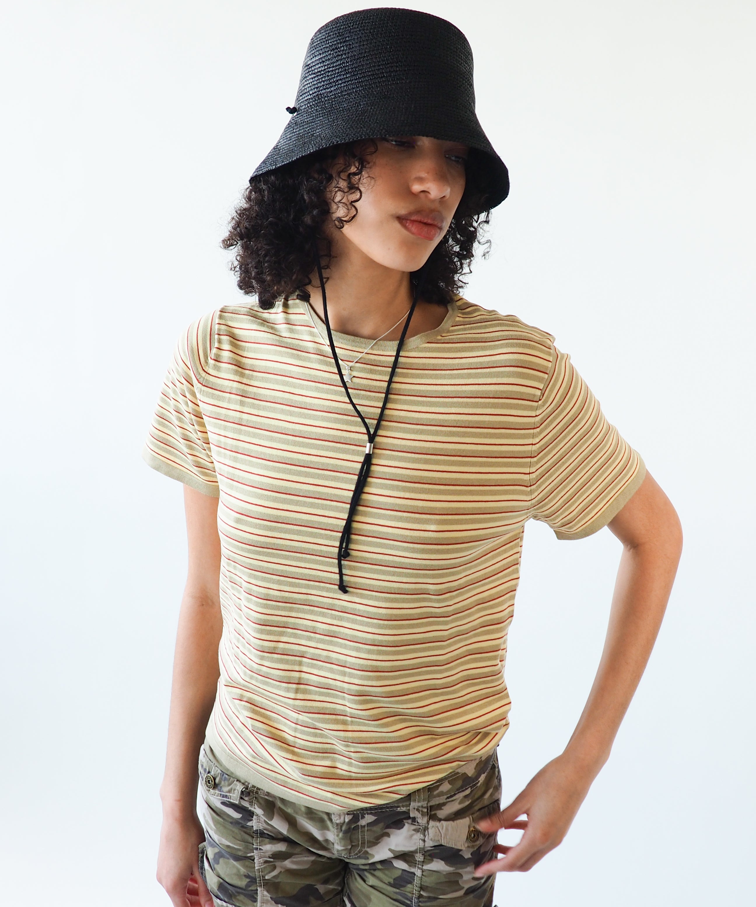 Aries Hat in Black Toquilla Straw - CLYDE