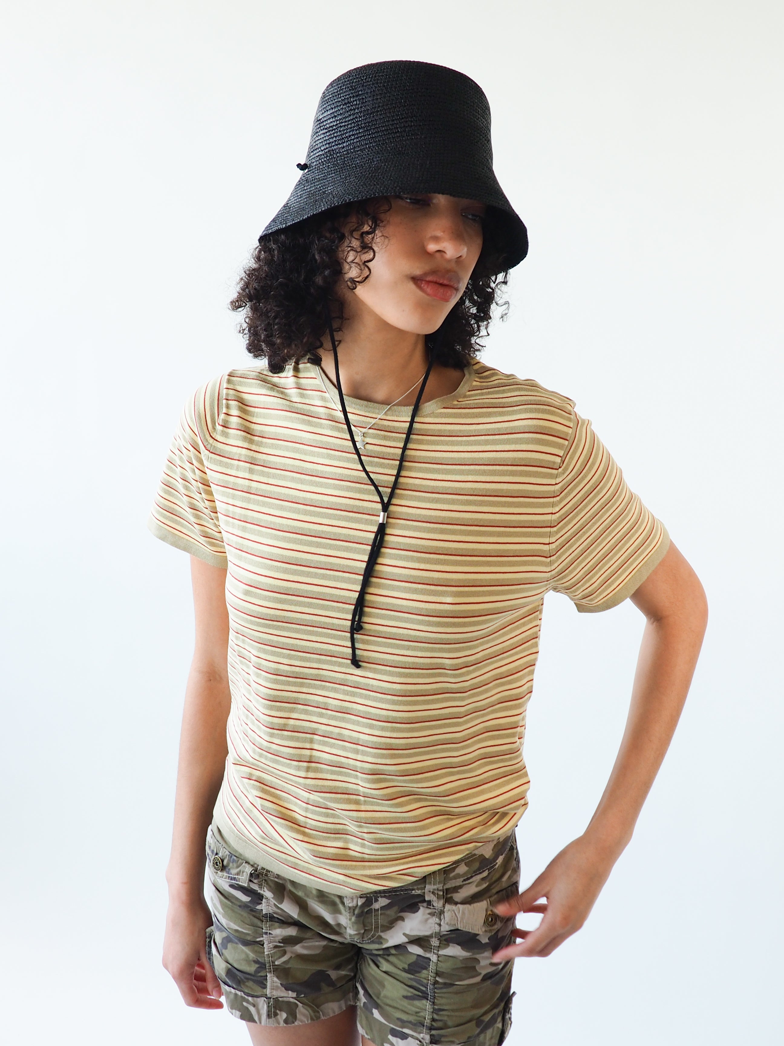 Aries Hat in Black Toquilla Straw - CLYDE