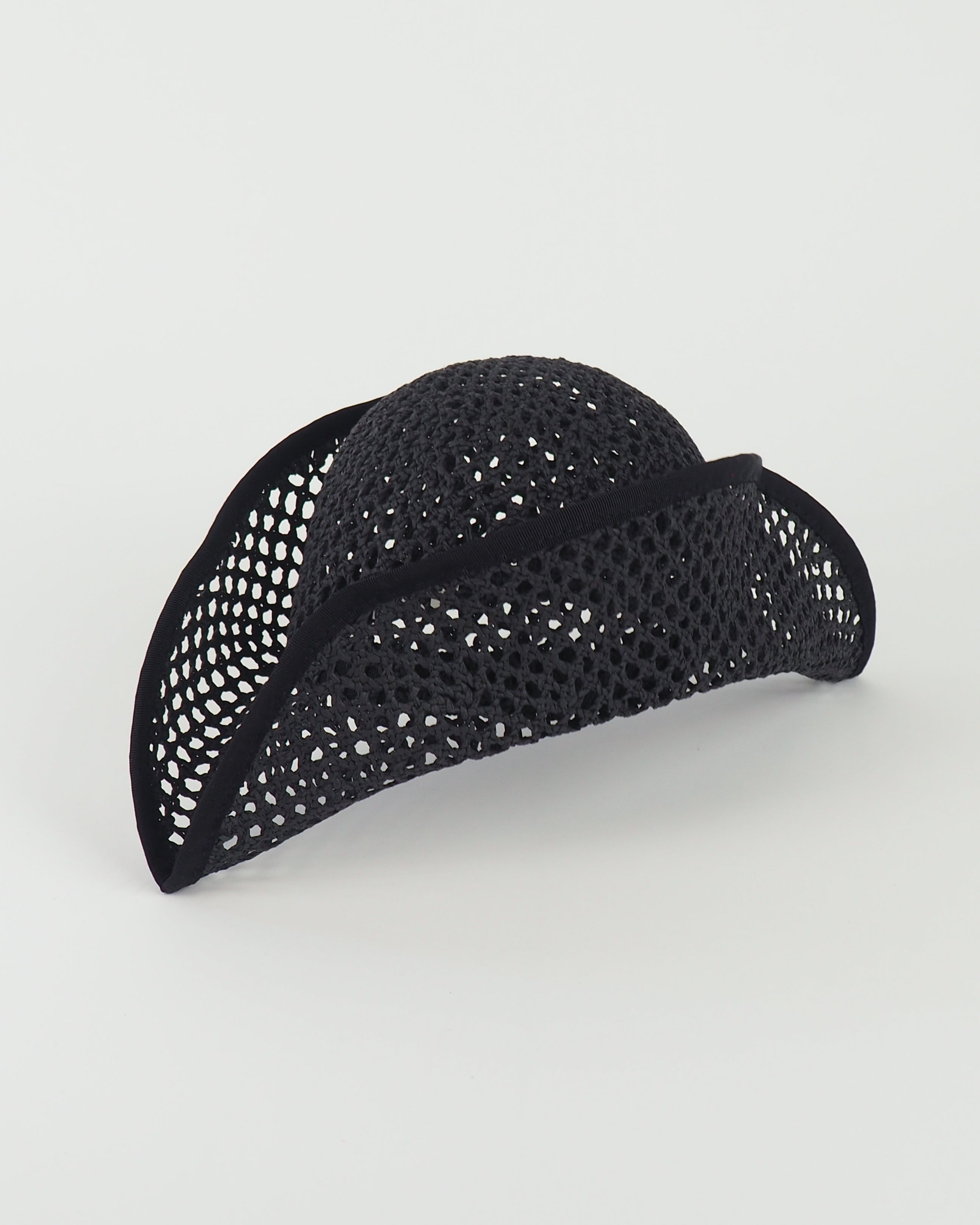 Bicorn Hat in Black - CLYDE