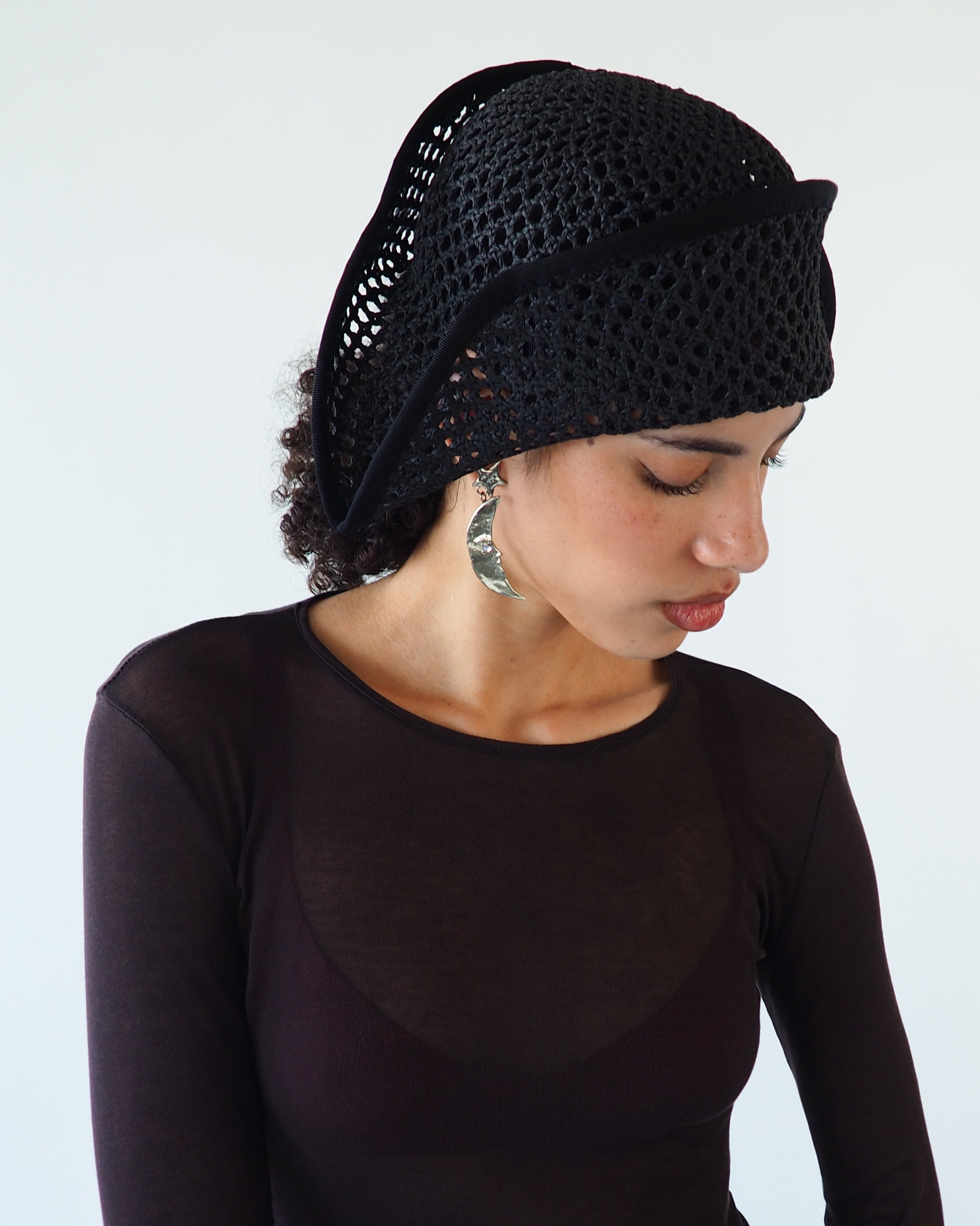 Bicorn Hat in Black - CLYDE