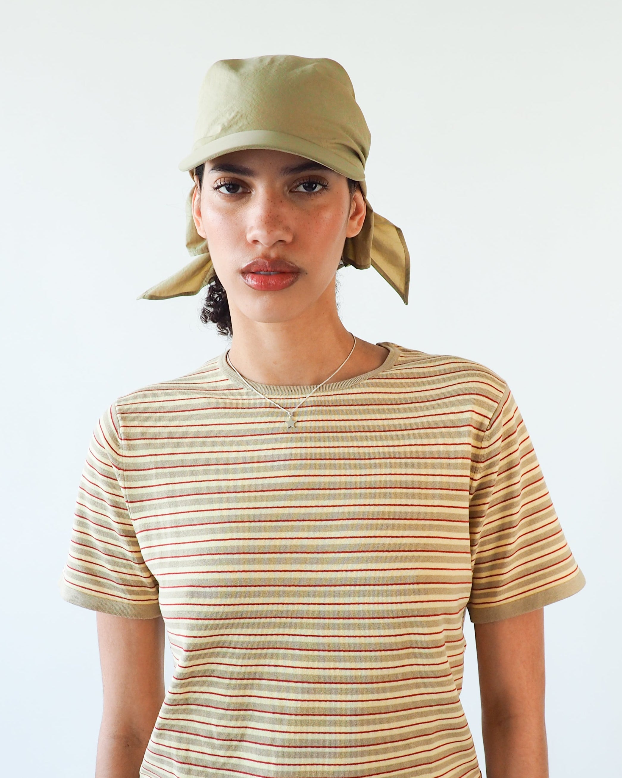 Brim Scarf in Beige Nylon - CLYDE